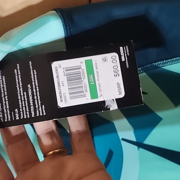 Under Armour Reflect Printed Ankle Leggings Size Large NWT - Picture 5 of 5